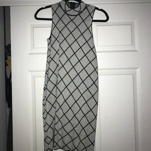 Grey and Black dress